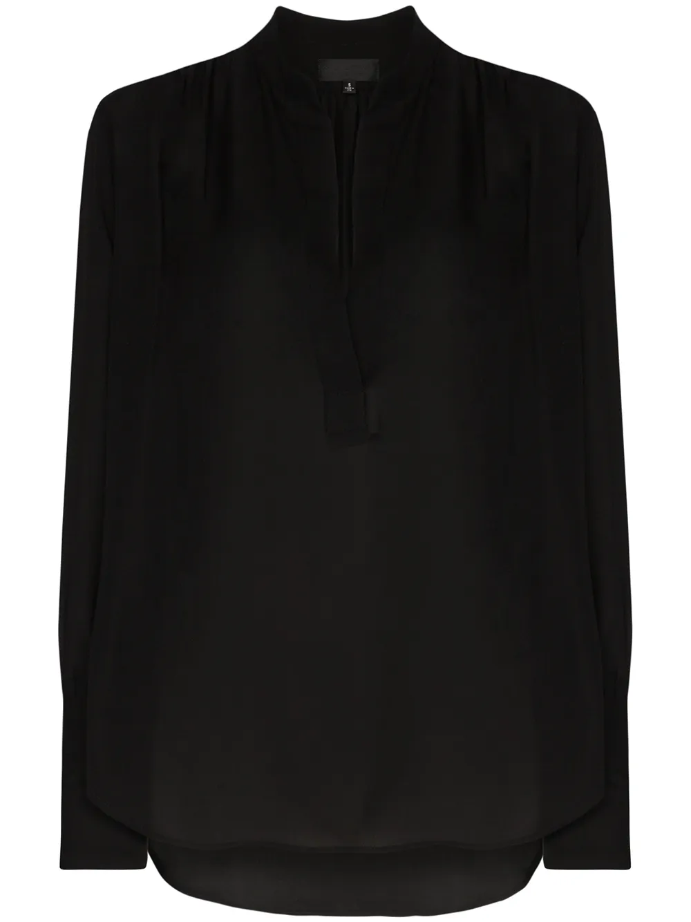 

Nili Lotan blusa holgada - Negro