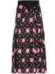 Image 1 of Paco Rabanne Floral polka dot flared skirt