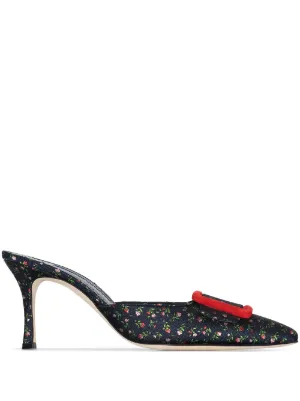 manolo blahnik ballerina mules