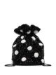 GANNI beaded polka-dot bucket bag