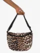 GANNI logo-patch leopard-print crossbody