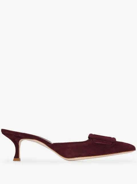 Manolo Blahnik 50mm Maysale mules