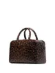 GANNI leopard-print leather tote