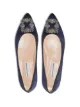 Manolo Blahnik Hangisi appliqué flat pumps