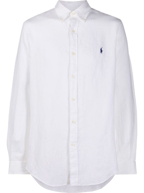 polo ralph lauren white dress shirt