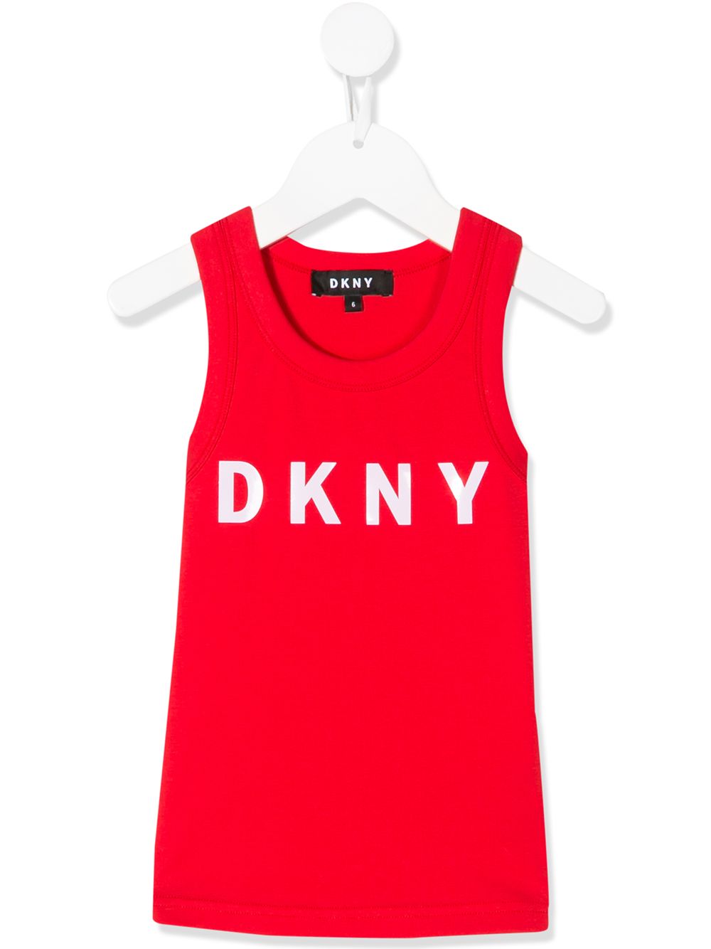 фото Dkny kids logo print vest top