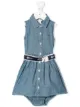 الصورة 1 من Ralph Lauren Kids طقم فستان شامبراي