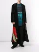 الصورة 2 من Yohji Yamamoto بنطال بسيقان واسعة ورباط