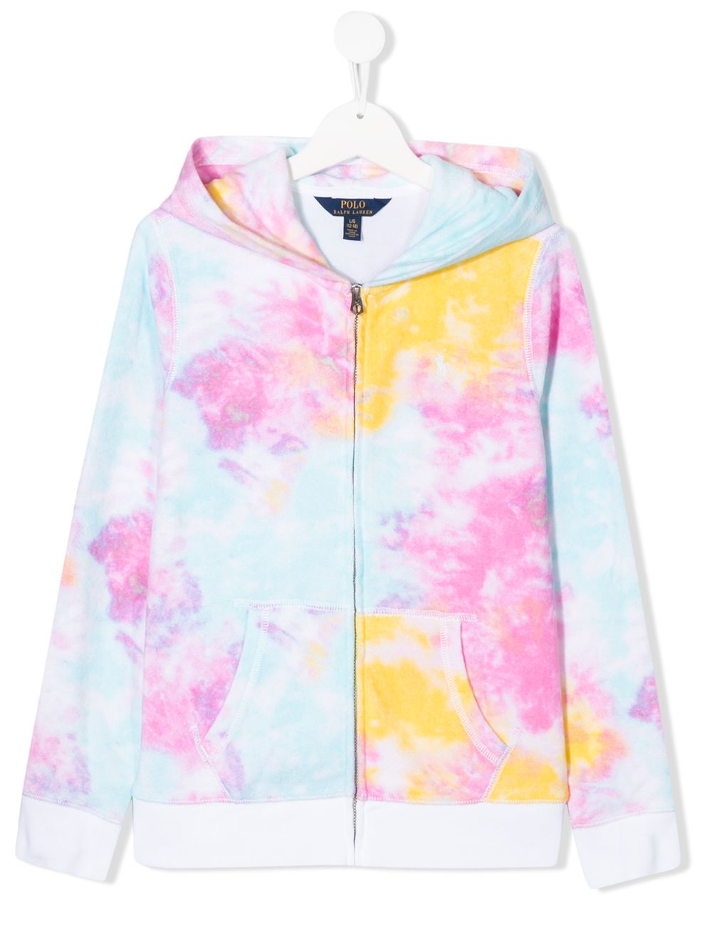 фото Ralph lauren kids teen tie-dye zip-up hoodie