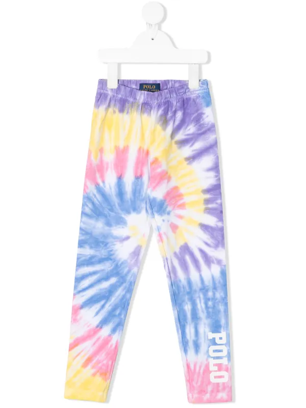 polo sweatpants tie dye