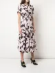 Proenza Schouler painted iris fitted dress