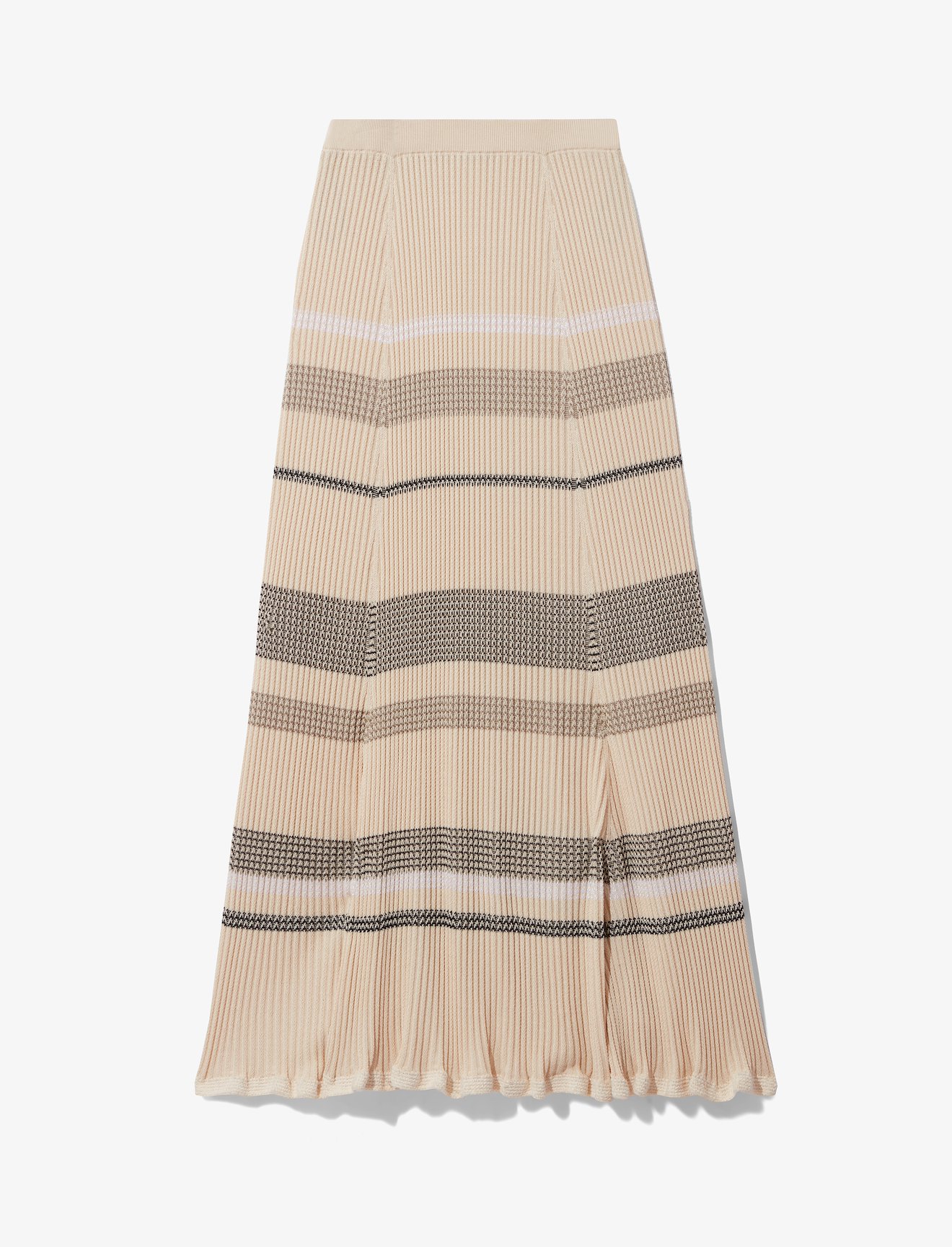 Zig Zag Stripe Knit Skirt #4