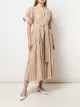 الصورة 2 من Proenza Schouler فستان بحزام وكسرات