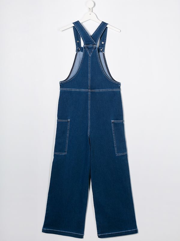 stella mccartney denim jumpsuit