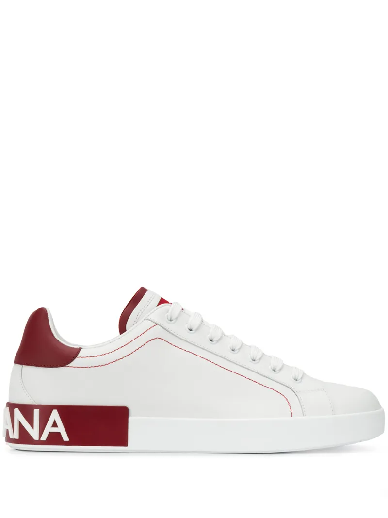 Dolce & Gabbana – Portofino low-top sneakers – men – Leather/Rubber – 39, 39,5, 41,5, 42, 43, 44, 45, 40, 40,5, 41, 42,5, 43,5, 45,5 – White
