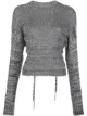 Изображение 1 из Proenza Schouler White Label меланжевый джемпер с вырезами