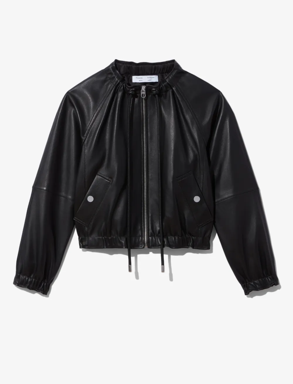 Image of Proenza Schouler White Label Leather Jacket black L
