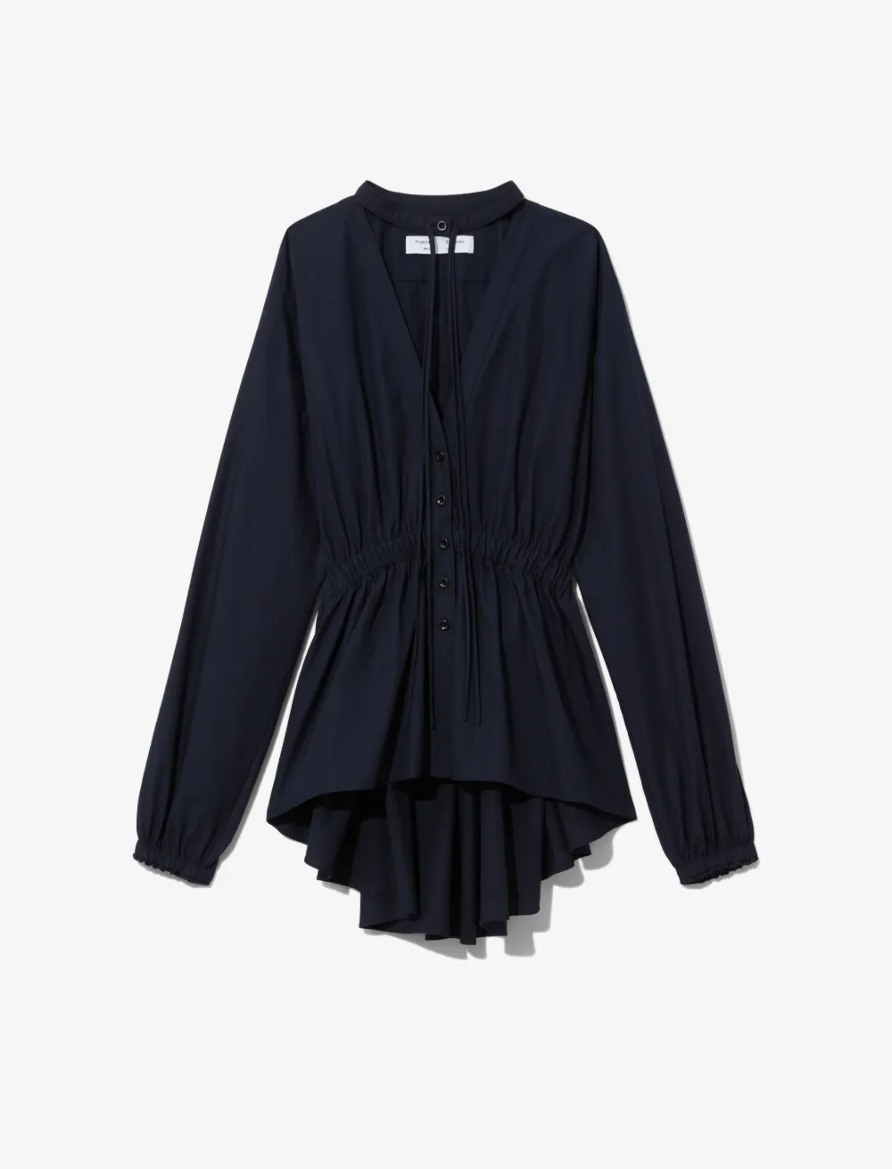 Image of Proenza Schouler White Label Cotton Shirting Top midnight