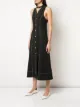 Proenza Schouler White Label فستان ميدي بأزرار