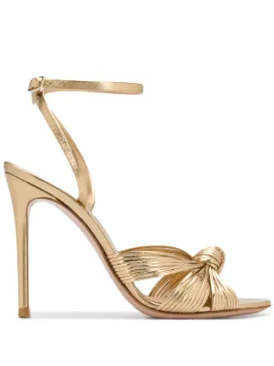 knot detailed 105mm sandals by Gianvito Rossi, available on farfetch.com for $1373 Ivanka Trump Shoes SIMILAR PRODUCT