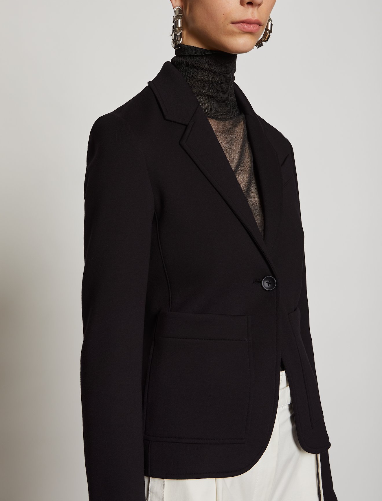 Jersey Suiting Blazer #4
