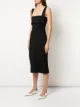 الصورة 2 من Proenza Schouler White Label فستان ميدي منسوج بدون أكمام