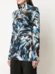 Proenza Schouler feather print turtleneck jumper