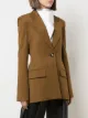 Proenza Schouler accented shoulder single-breasted blazer
