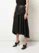 Proenza Schouler leather panel belted skirt