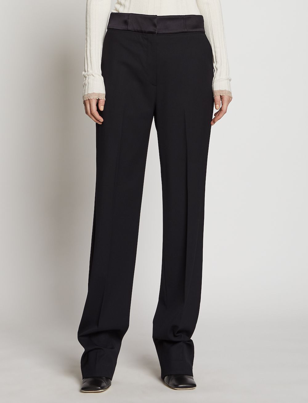Image of Proenza Schouler Tuxedo Pants black/black