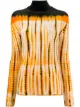 الصورة 1 من Proenza Schouler tie-dye velvet rollneck jumper