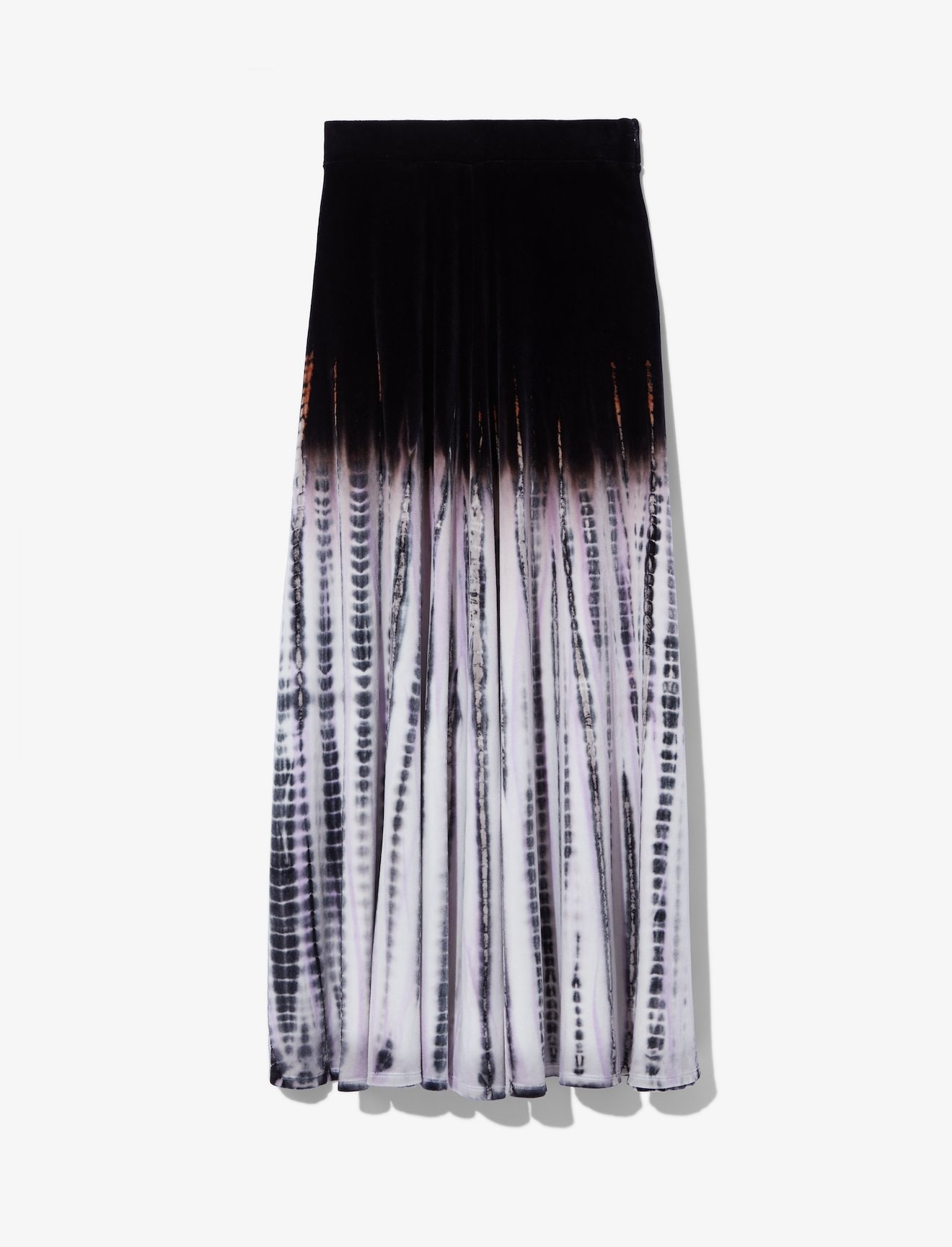Tie Dye Velvet Skirt in neutrals | Proenza Schouler
