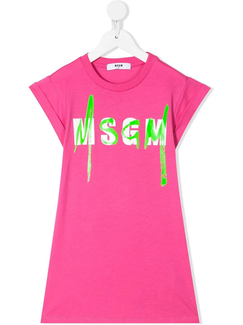 Msgm Kids платье-футболка с логотипом Msgm Kids платье-футболка с логотипом