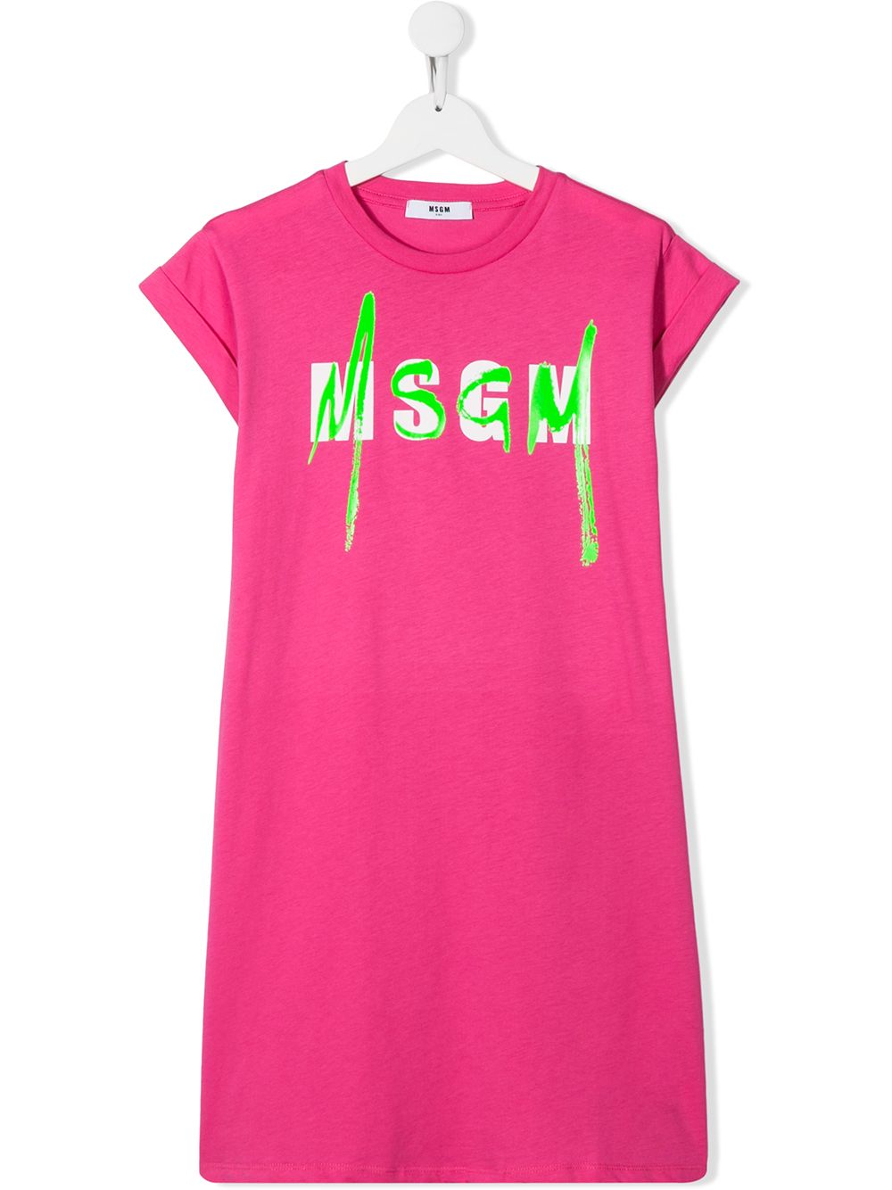 Msgm Kids платье-футболка с логотипом Msgm Kids платье-футболка с логотипом