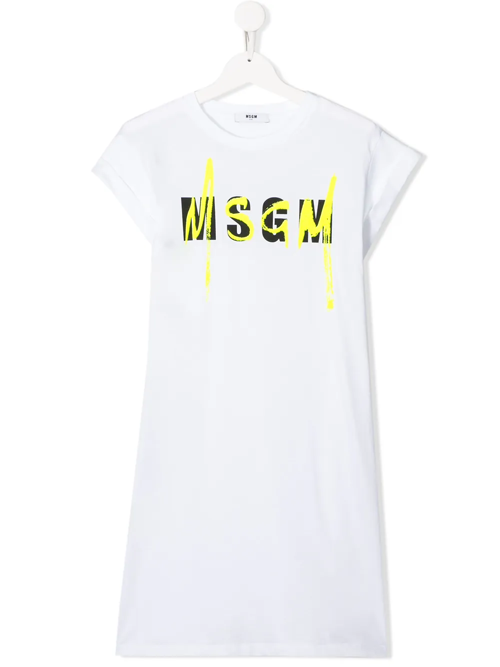 Msgm Kids платье-футболка с логотипом Msgm Kids платье-футболка с логотипом