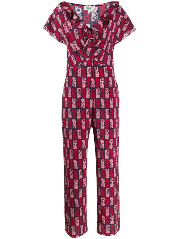 straight leg jumpsuit