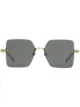 الصورة 1 من Gucci Eyewear نظارة شمسية مربعة بعدسات ملونة
