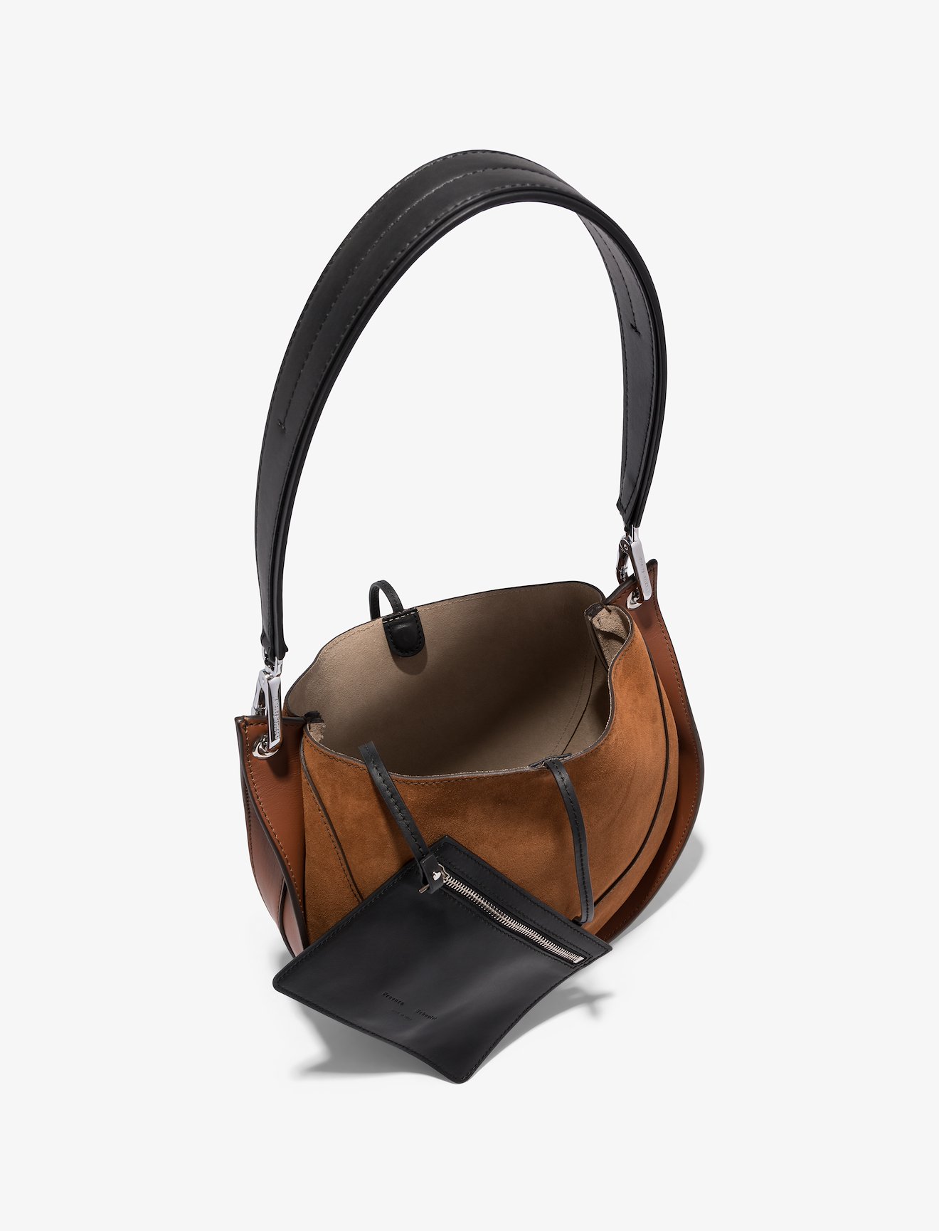 Arch Suede Shoulder Bag #3