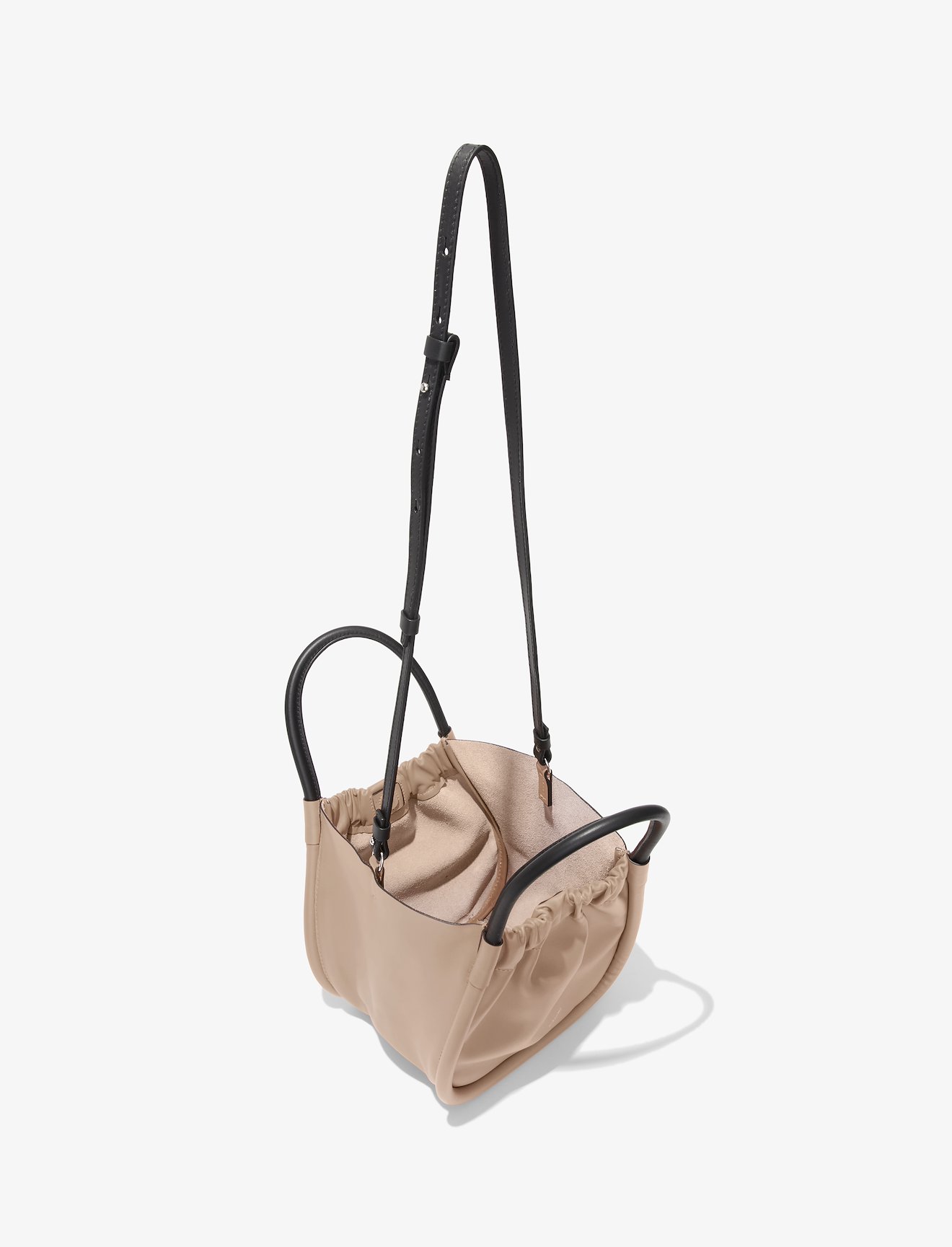 Small Ruched Crossbody Tote #4