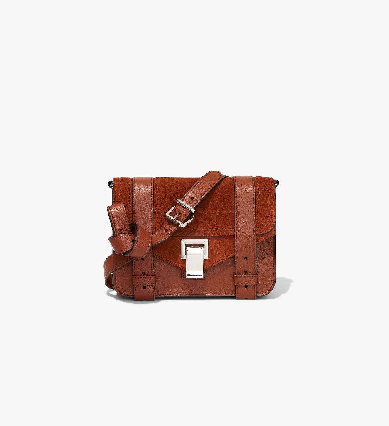 Suede Combo PS1 Mini Crossbody Bag