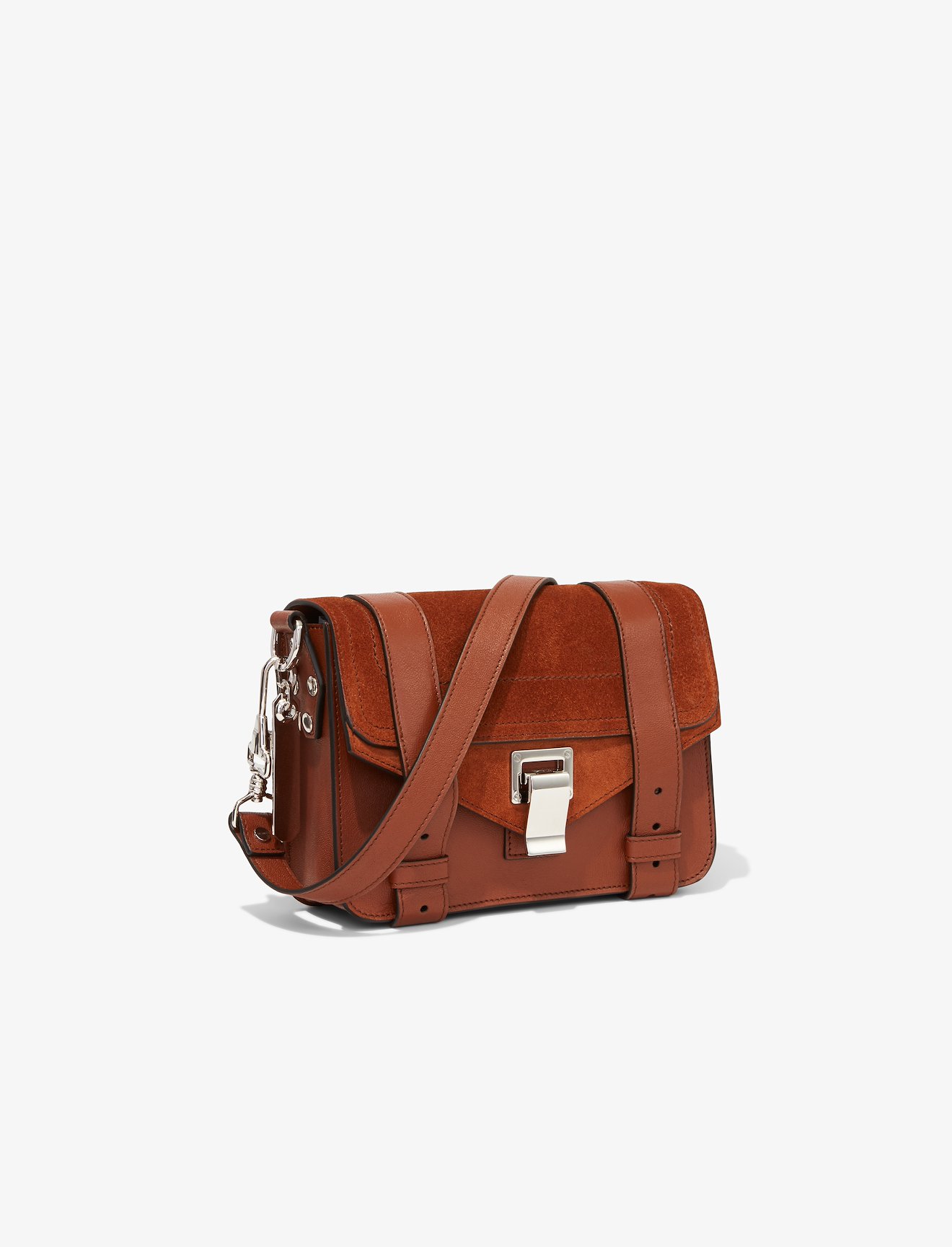 Suede Combo PS1 Mini Crossbody Bag #1
