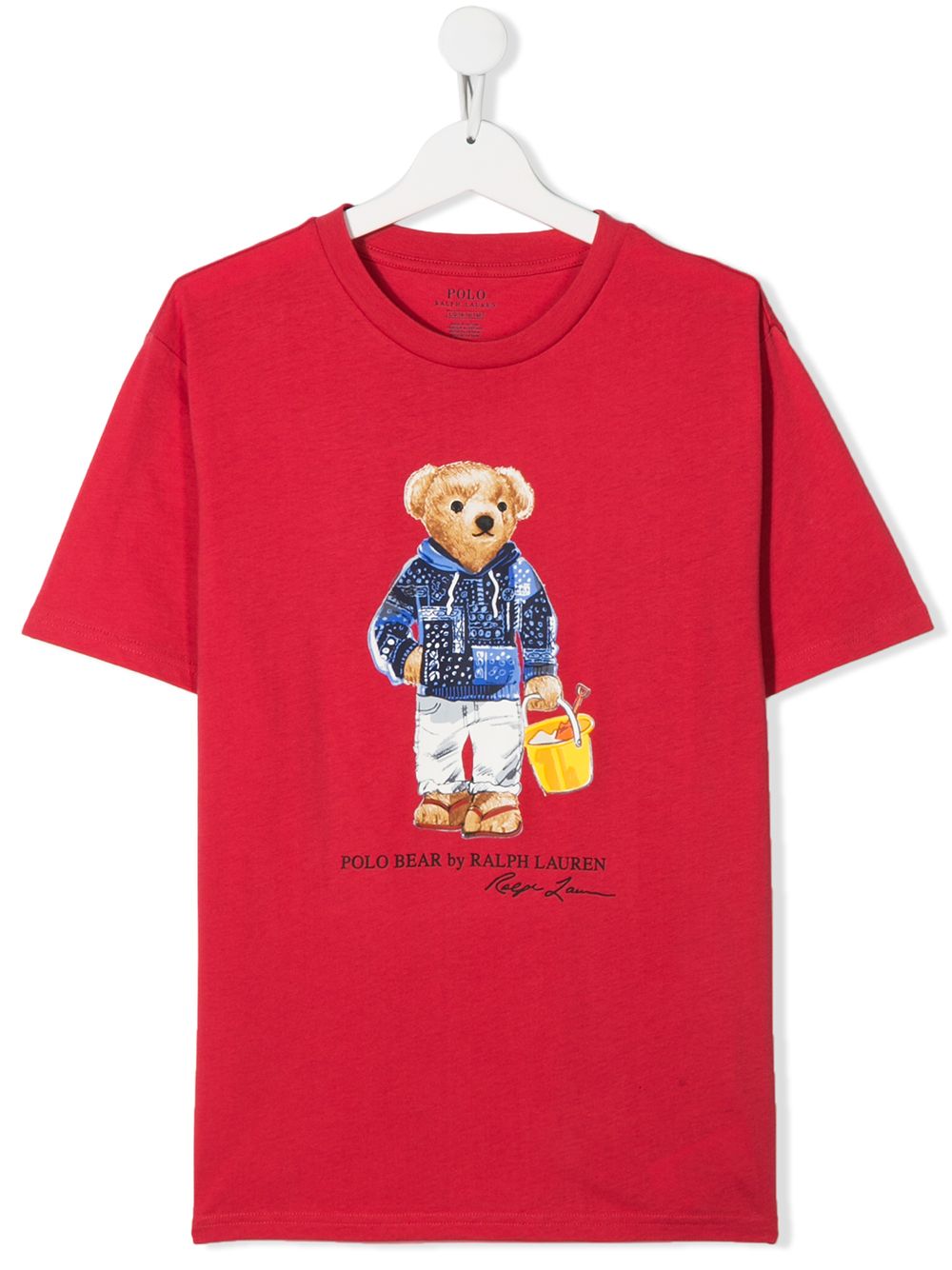 фото Ralph lauren kids teen polo bear t-shirt