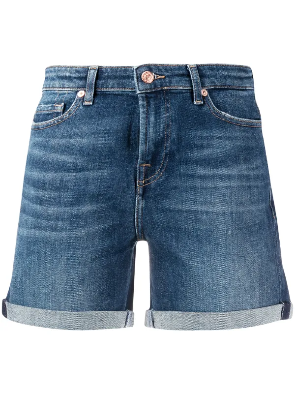 7 for all mankind denim shorts