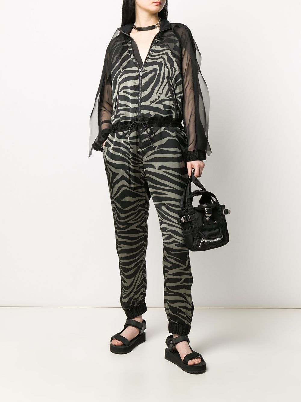 tiger stripe jumpsuit