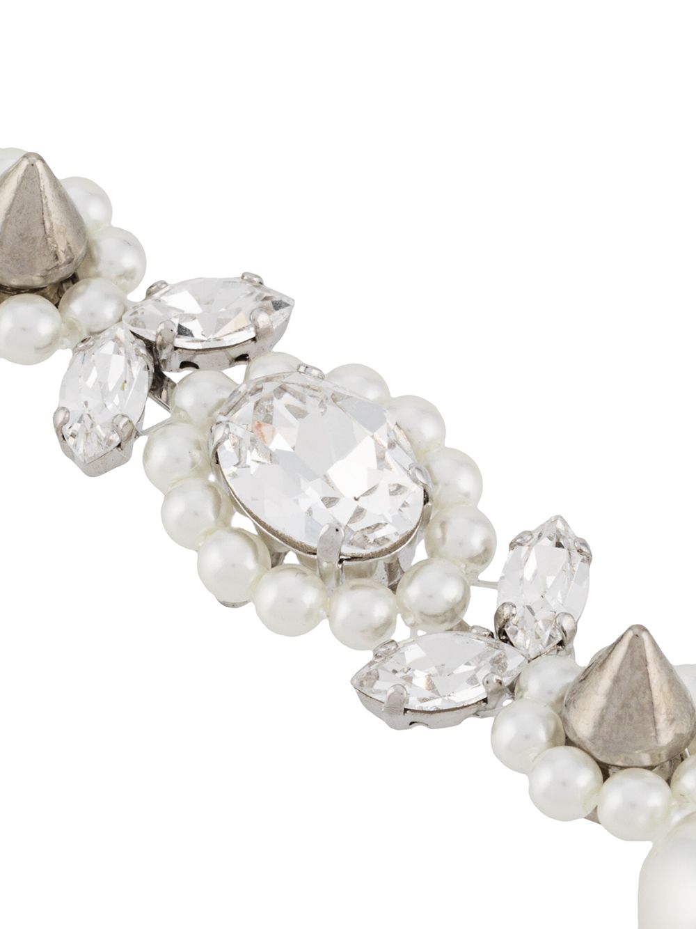 фото Simone rocha pearl embellished necklace