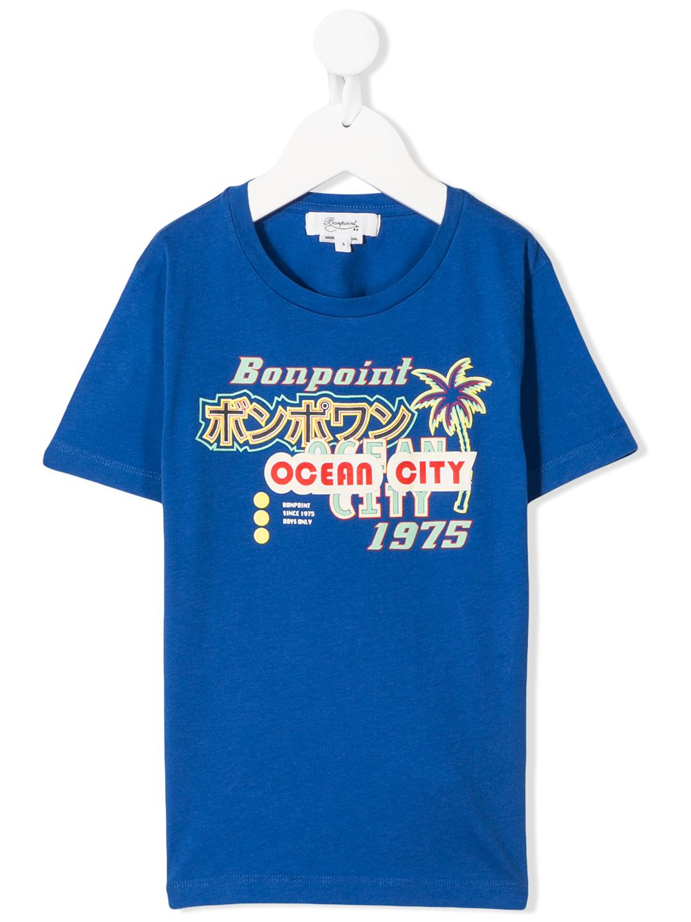 Shop Bonpoint Ocean City T-shirt In Blue