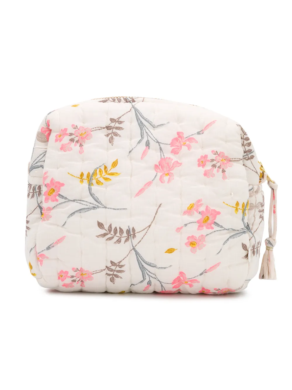 Bonpoint Tasche mit Blumen-Print - Weiß
