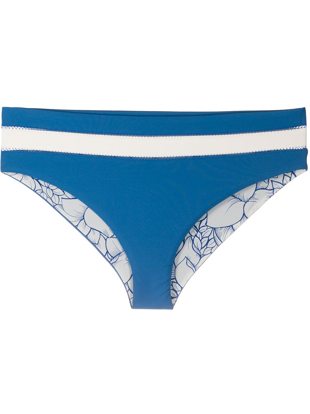 Marysia Striped Bikini Bottoms In Blue