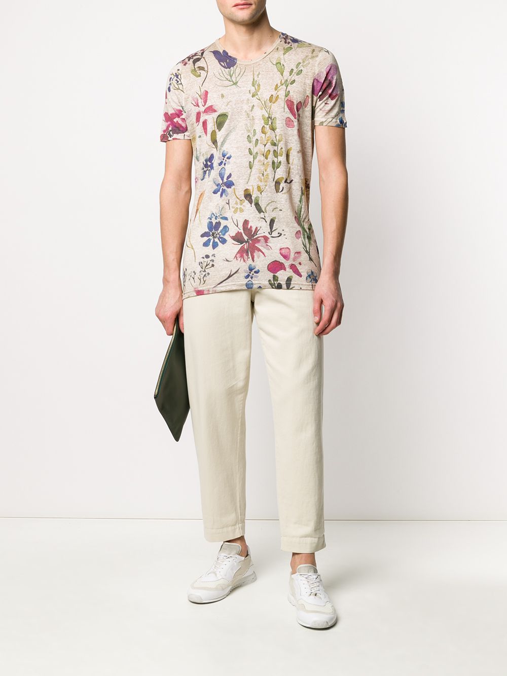 фото Avant toi floral print t-shirt