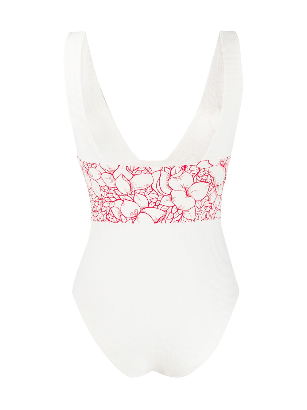 фото Marysia floral panel one-piece swimsuit